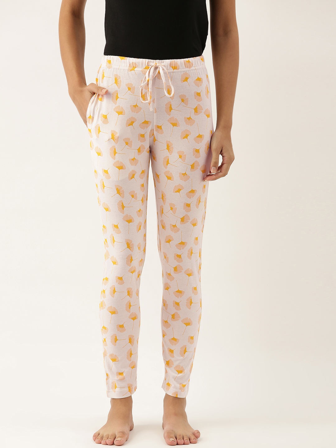 

ETC Women White Printed Lounge Pant
