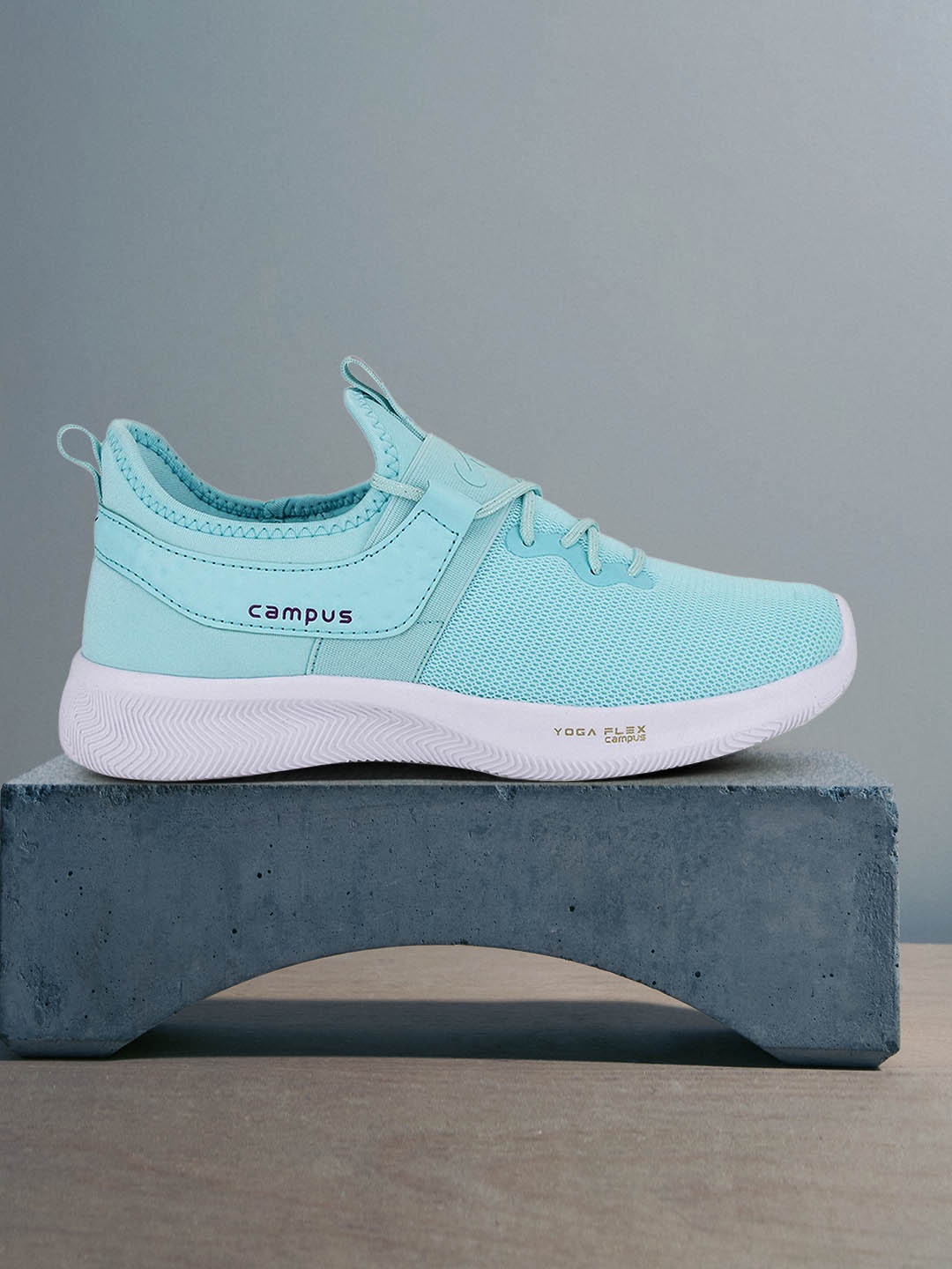 

Campus Women Sea Green Mesh Running Shoes