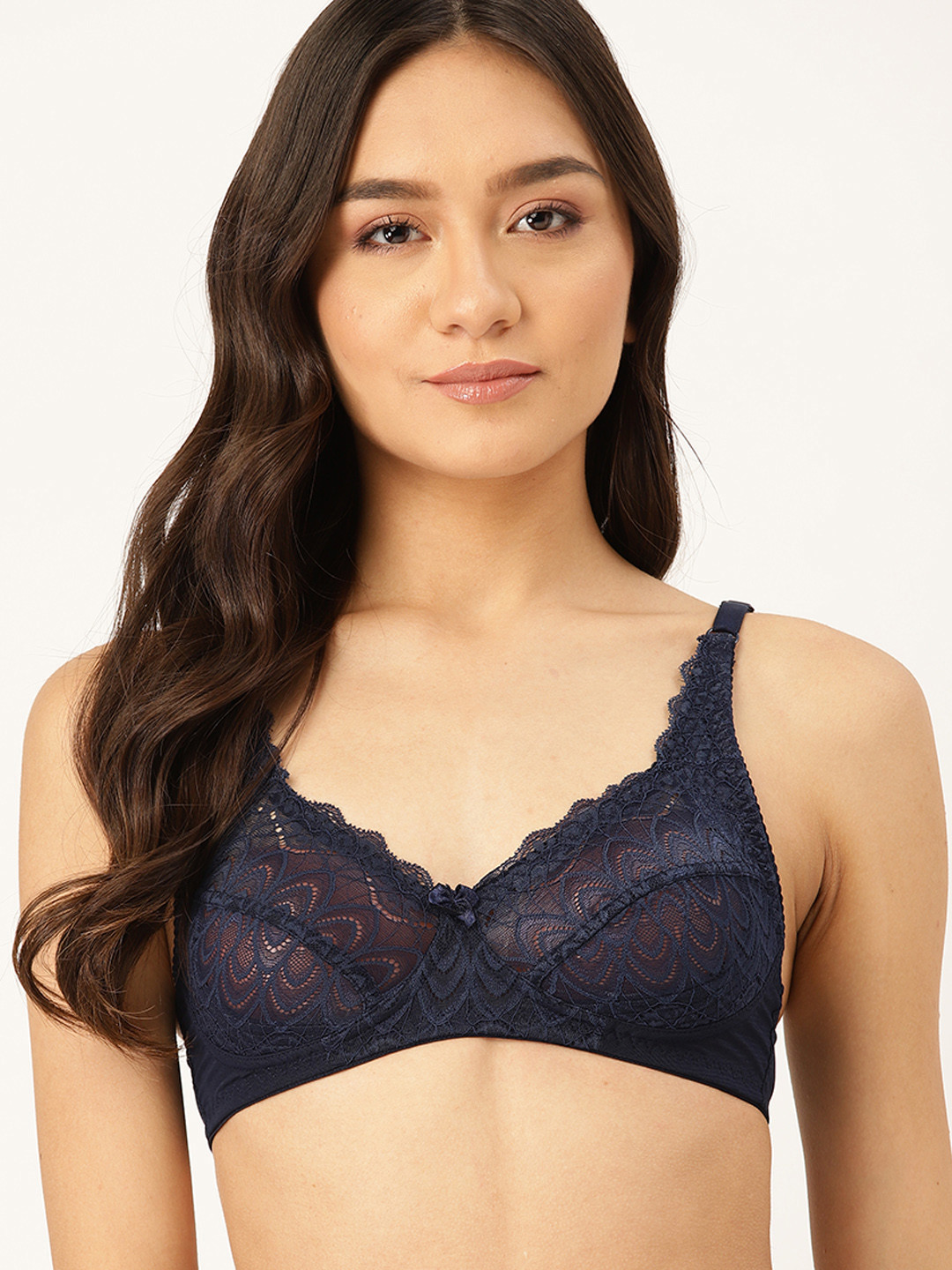 

DressBerry Navy Blue Lace Everyday Bra