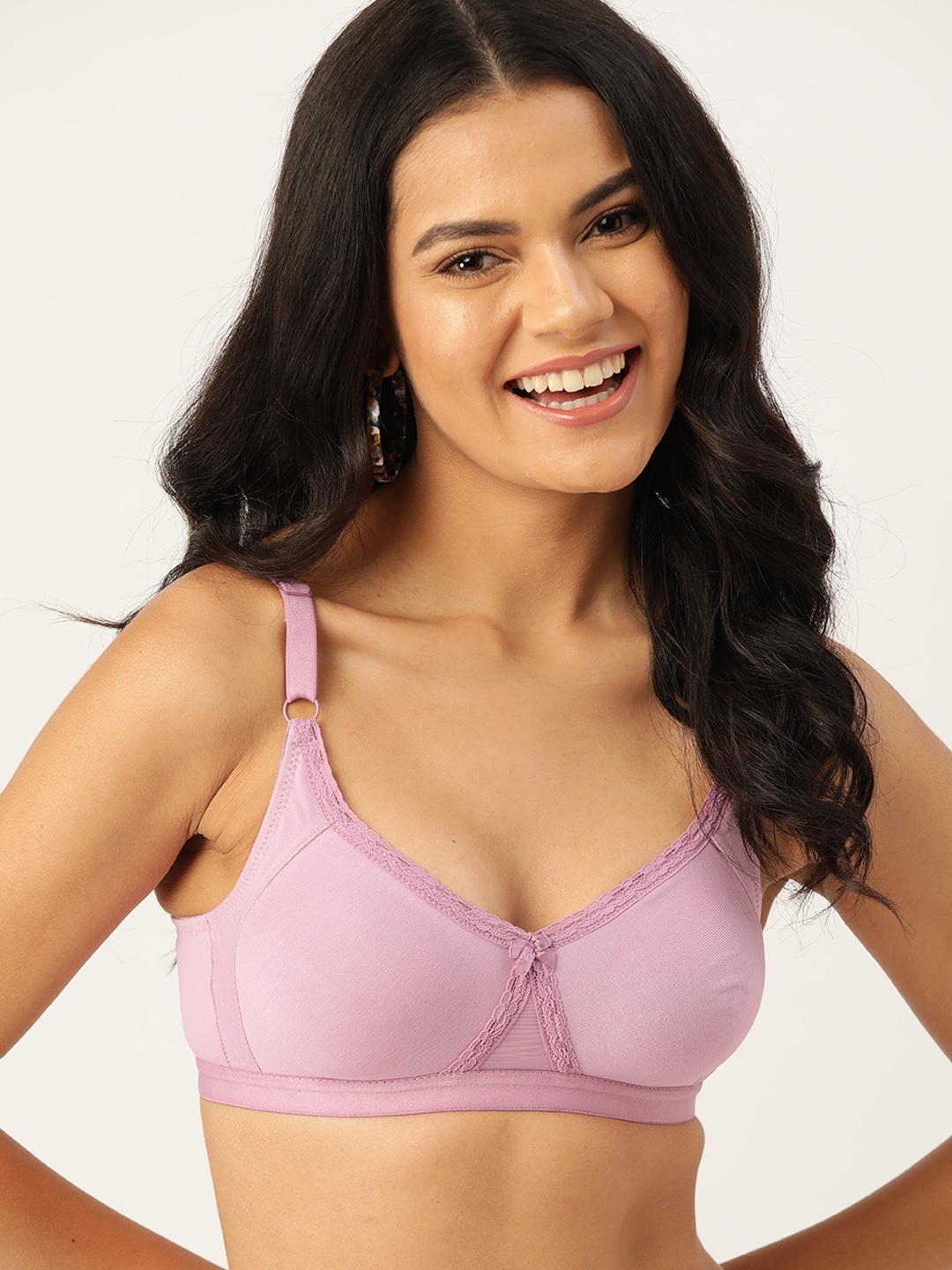 

DressBerry Lavender Solid Everyday Bra PM-DB-MR-01