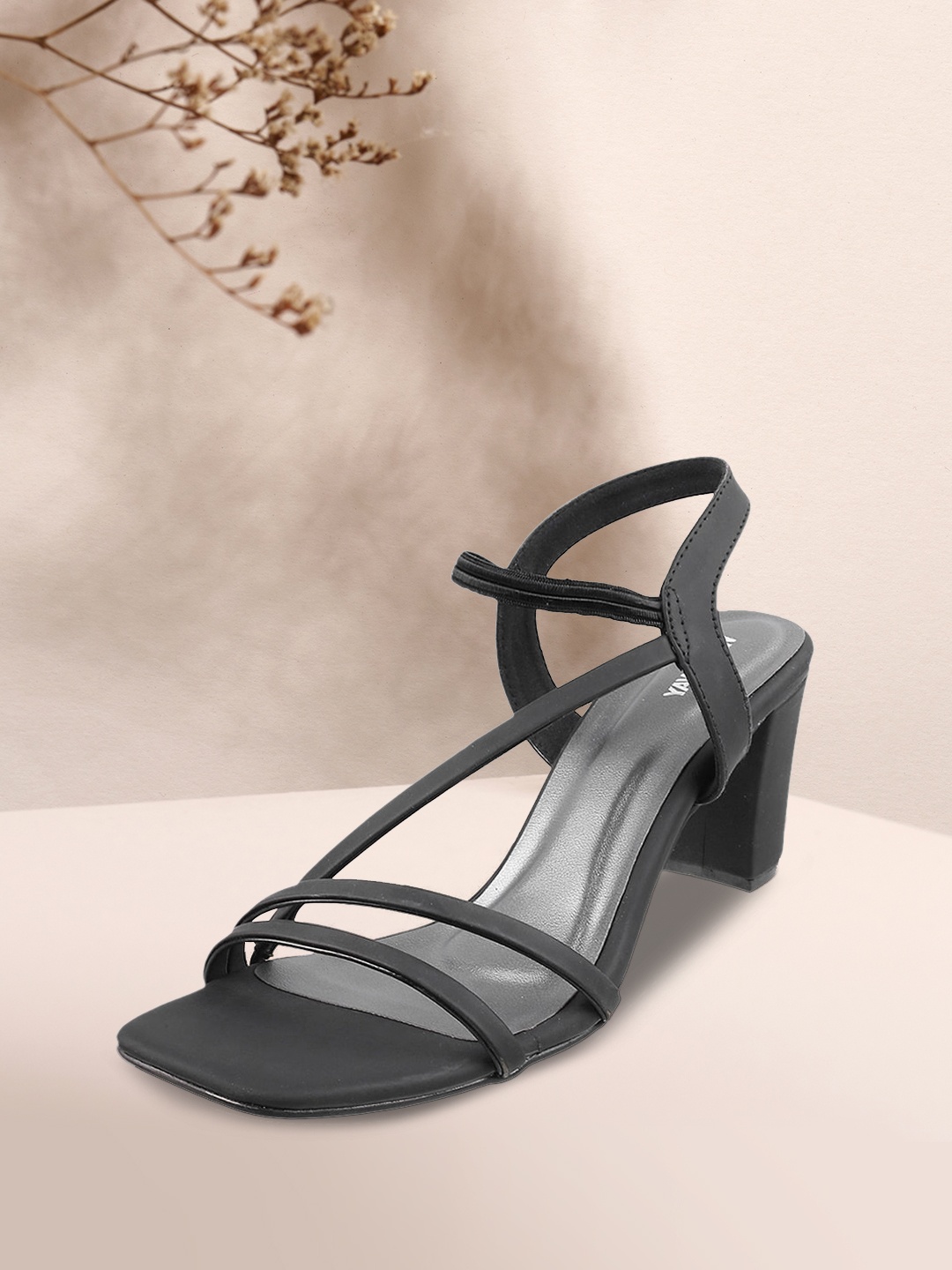

WALKWAY by Metro Women Black Solid Block Heels