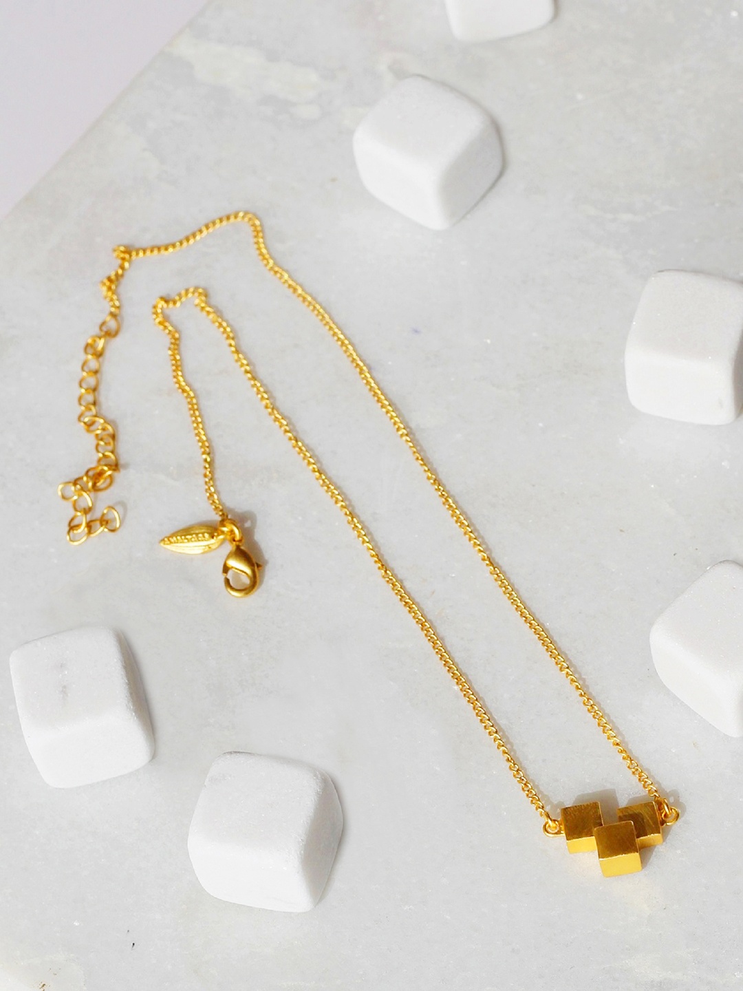 

Amaltaas Gold-Toned Brass Gold-Plated Handcrafted Necklace