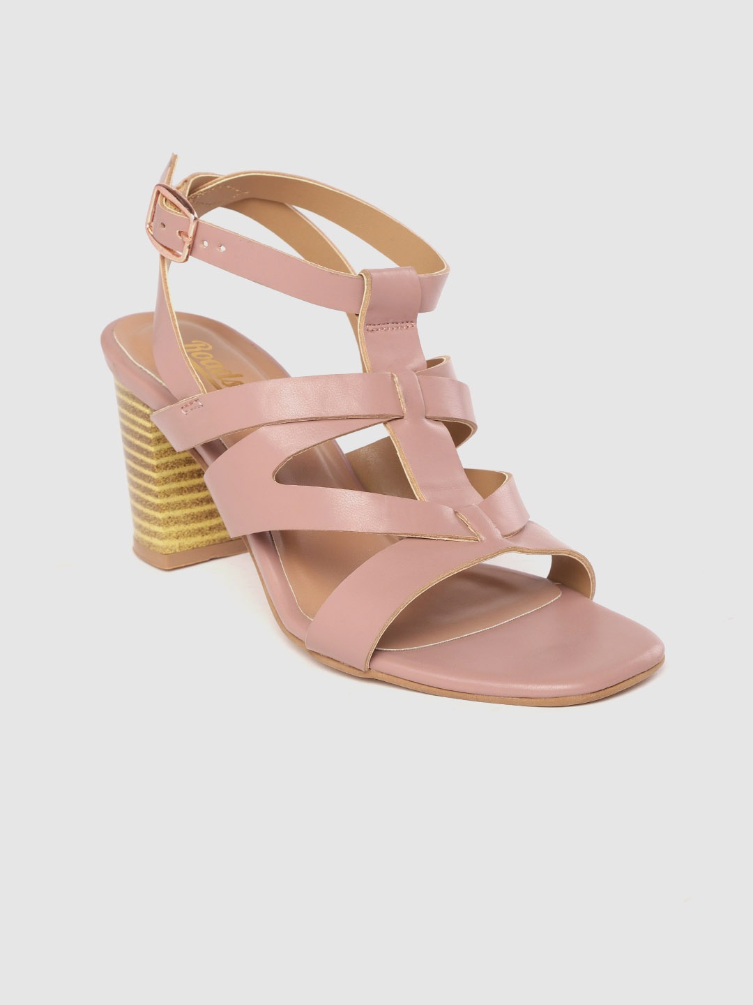 

Roadster Women Pink Solid Mid-Top Block Heels