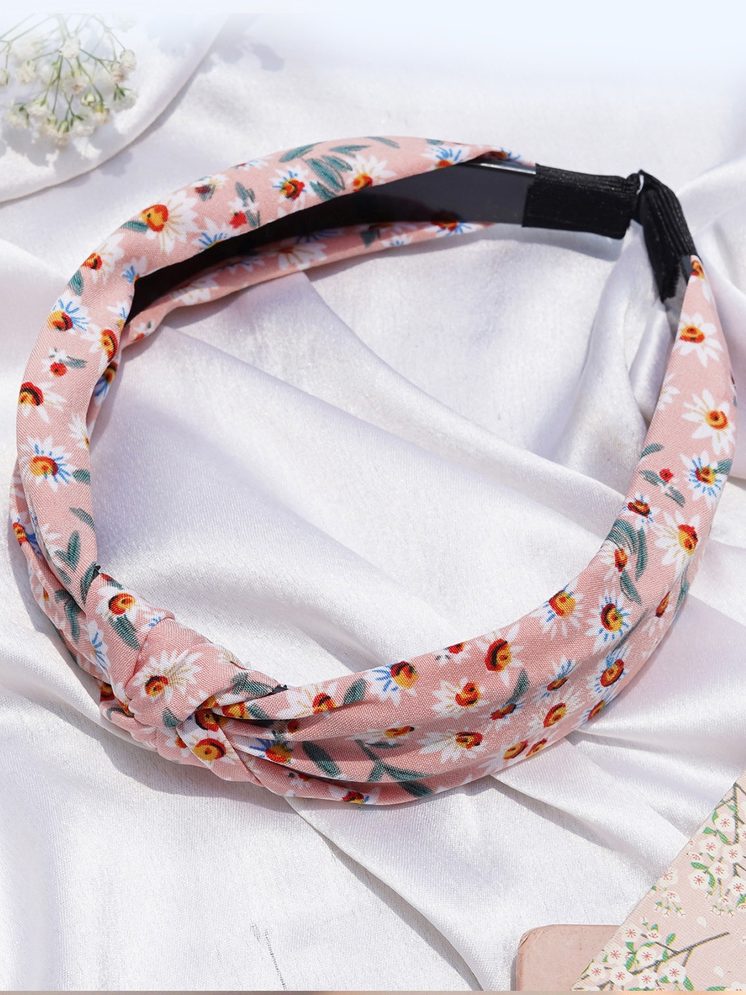 

JOKER & WITCH Women Pink Printed Hairband