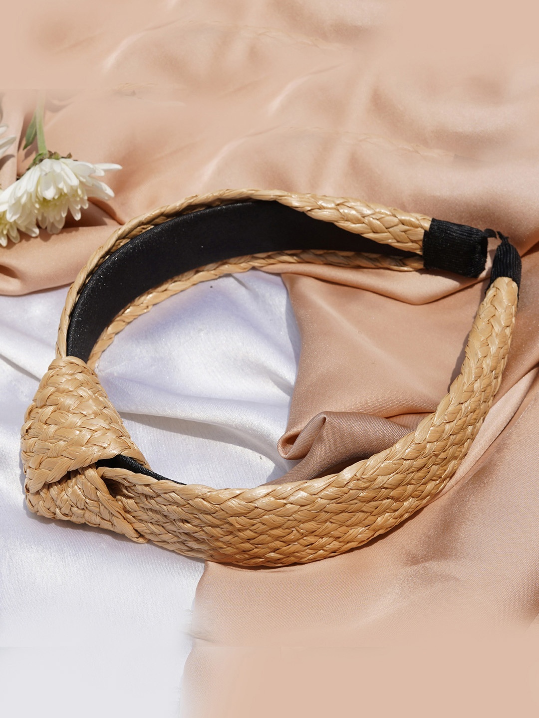 

JOKER & WITCH Women Brown Braided Knot Headband