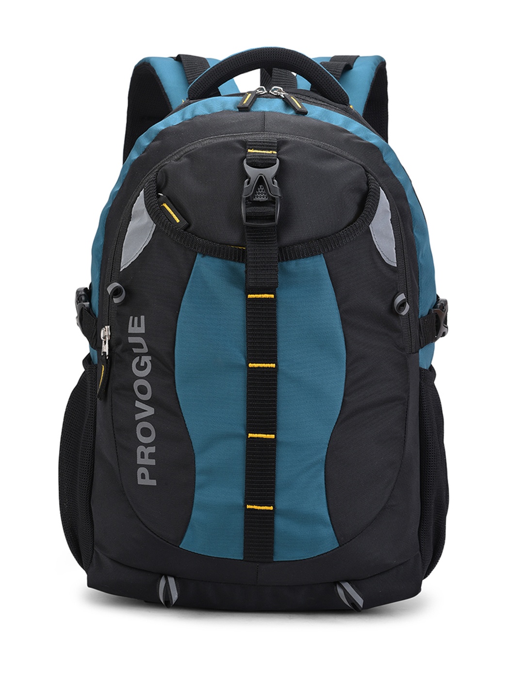 

Provogue Unisex Black & Blue Backpack With Rain Cover