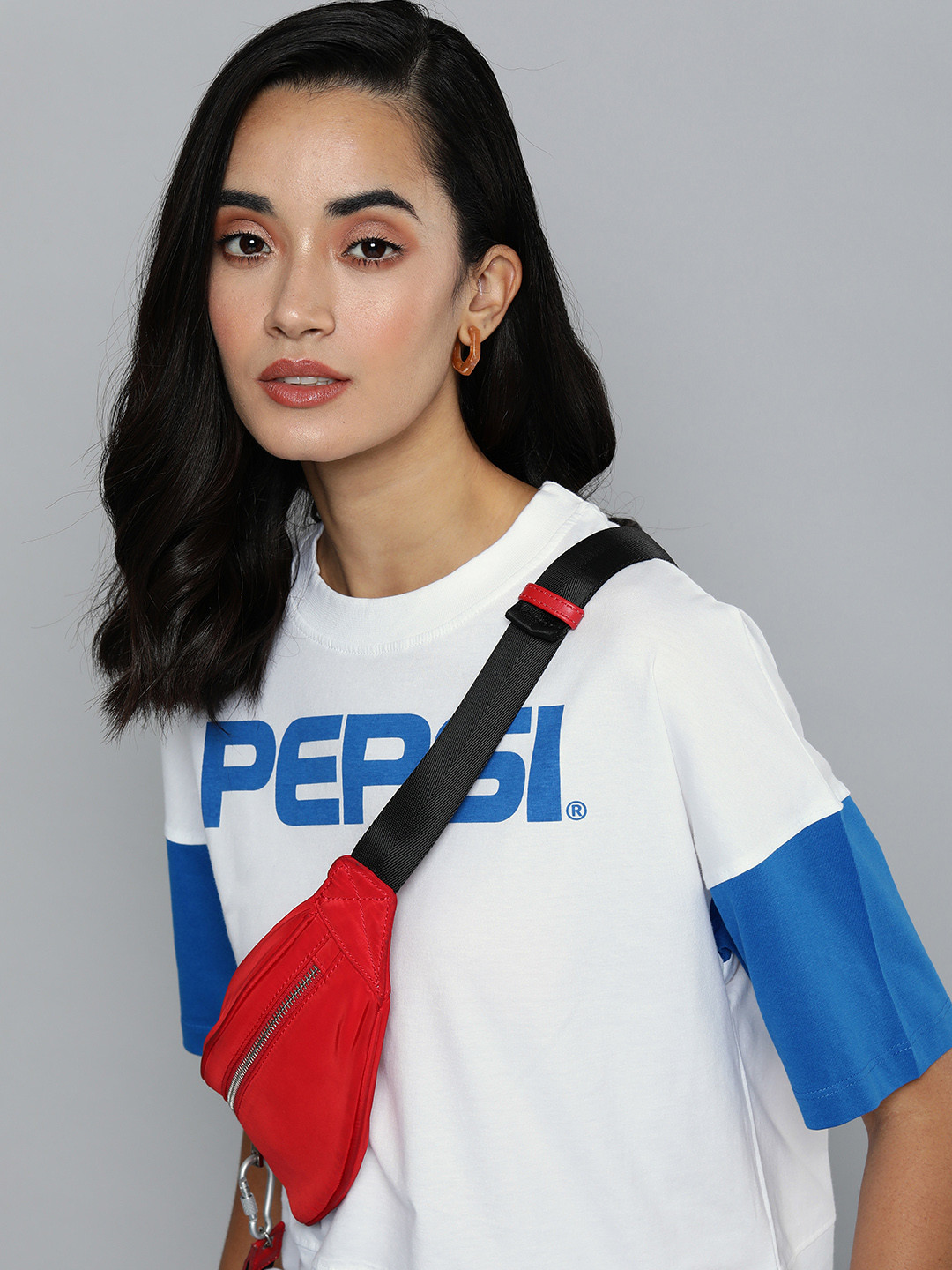 

Flying Machine Women White Typography Printed Pure Cotton T-shirt