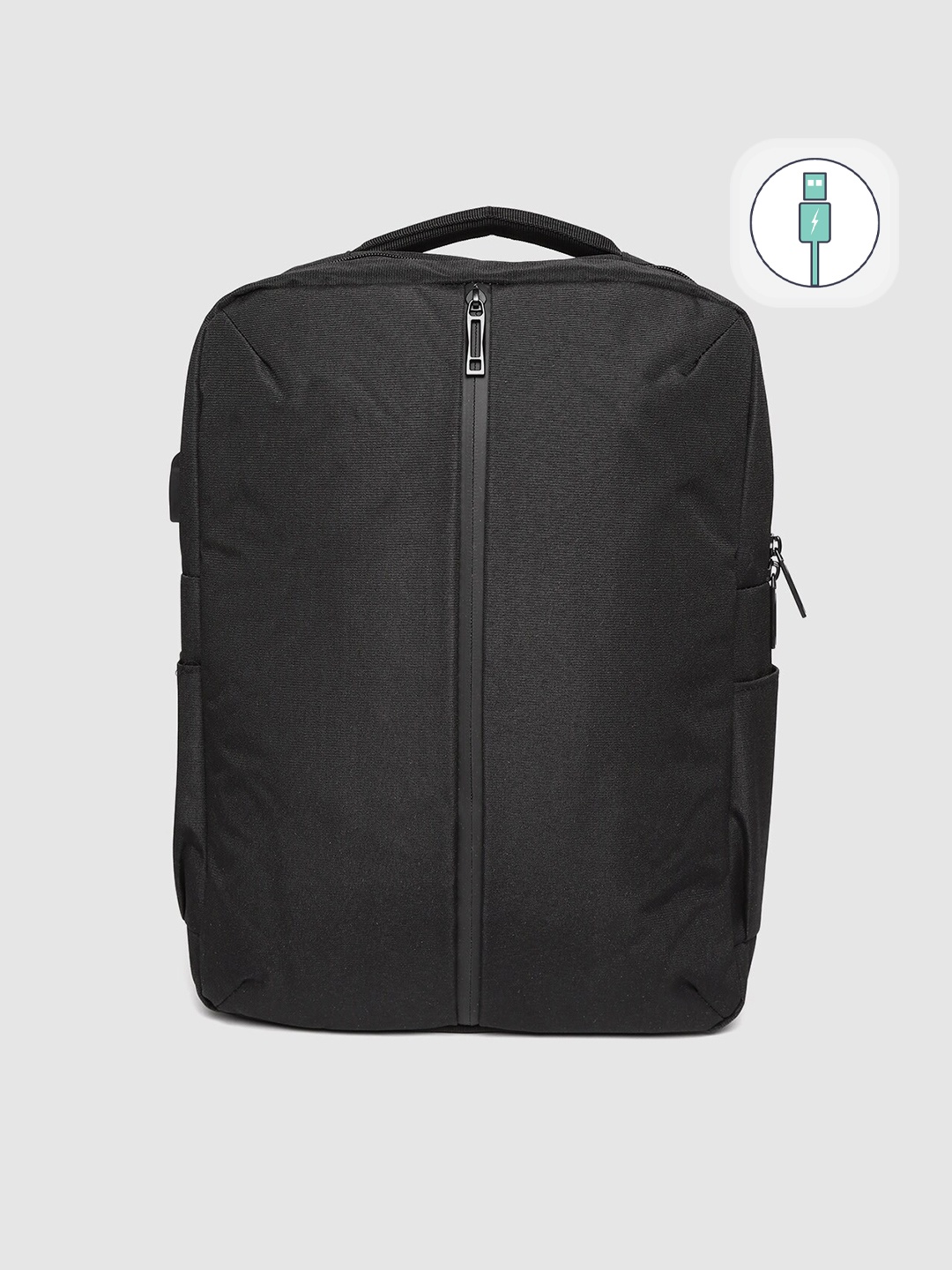 

ROYAL SON Unisex Black Laptop Backpack