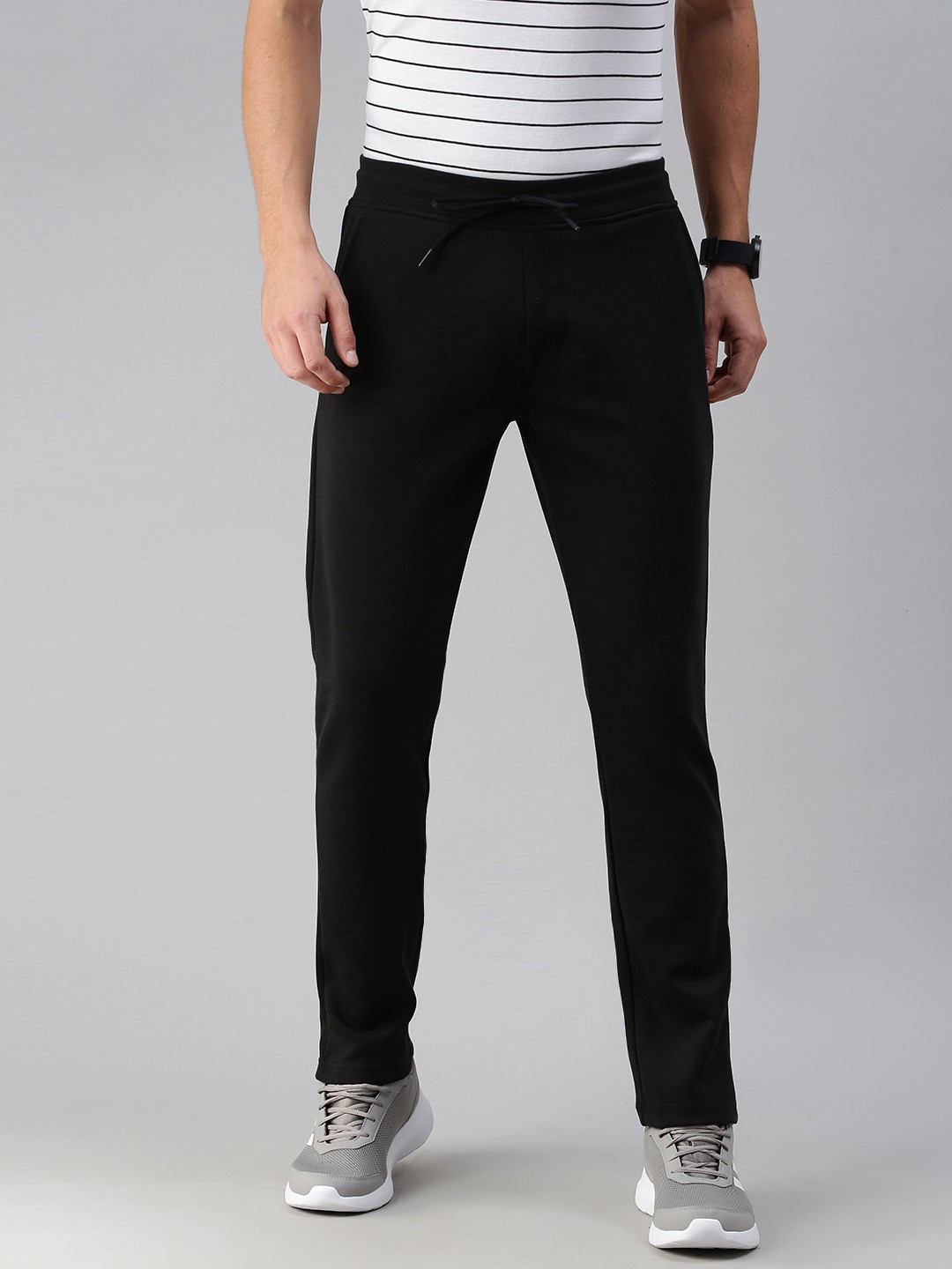 

Arrow Sport Men Black Regular Fit Solid Track Pants