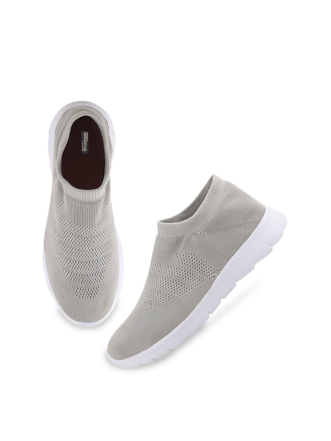 

Shoetopia Women Grey Walking Shoes