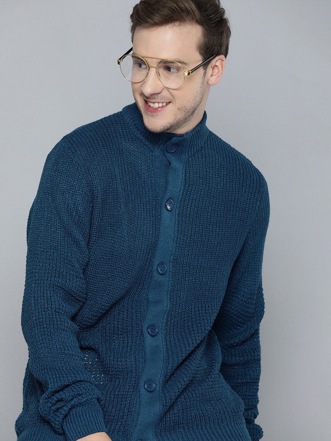 

Mast & Harbour Men's Blue Sweater