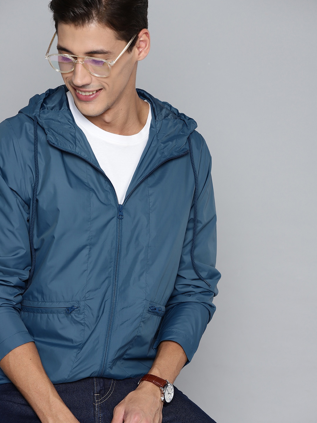 

Mast & Harbour Men Blue Tailored Jacket
