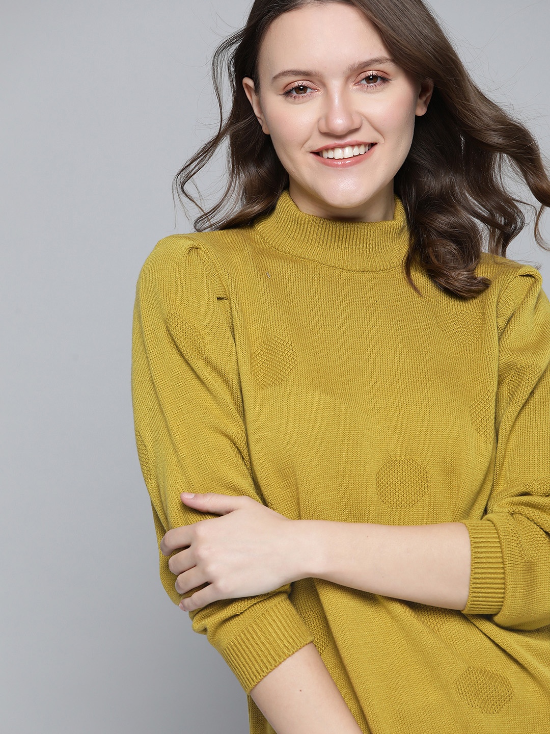 

Mast & Harbour Women Mustard Pullover