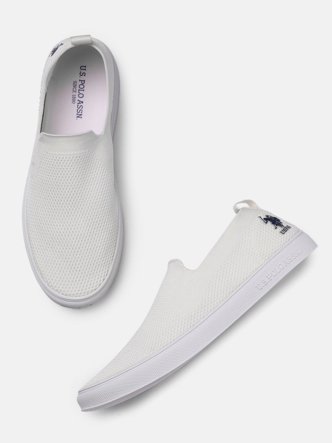

U.S. Polo Assn. Men Off-White Nigel 2.0 Slip-on Sneakers