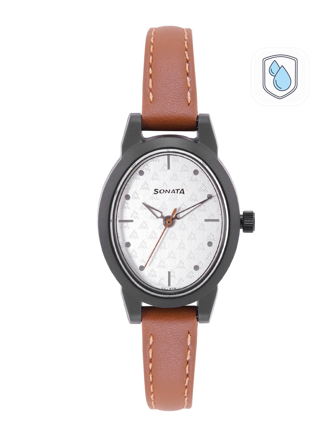 

Sonata Women Silver-Toned SF Essentials Analogue Watch NN87032PL02W