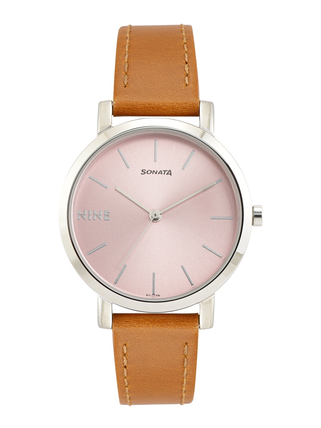 

Sonata Women Pink Leather Analogue Watch NN8164SL02