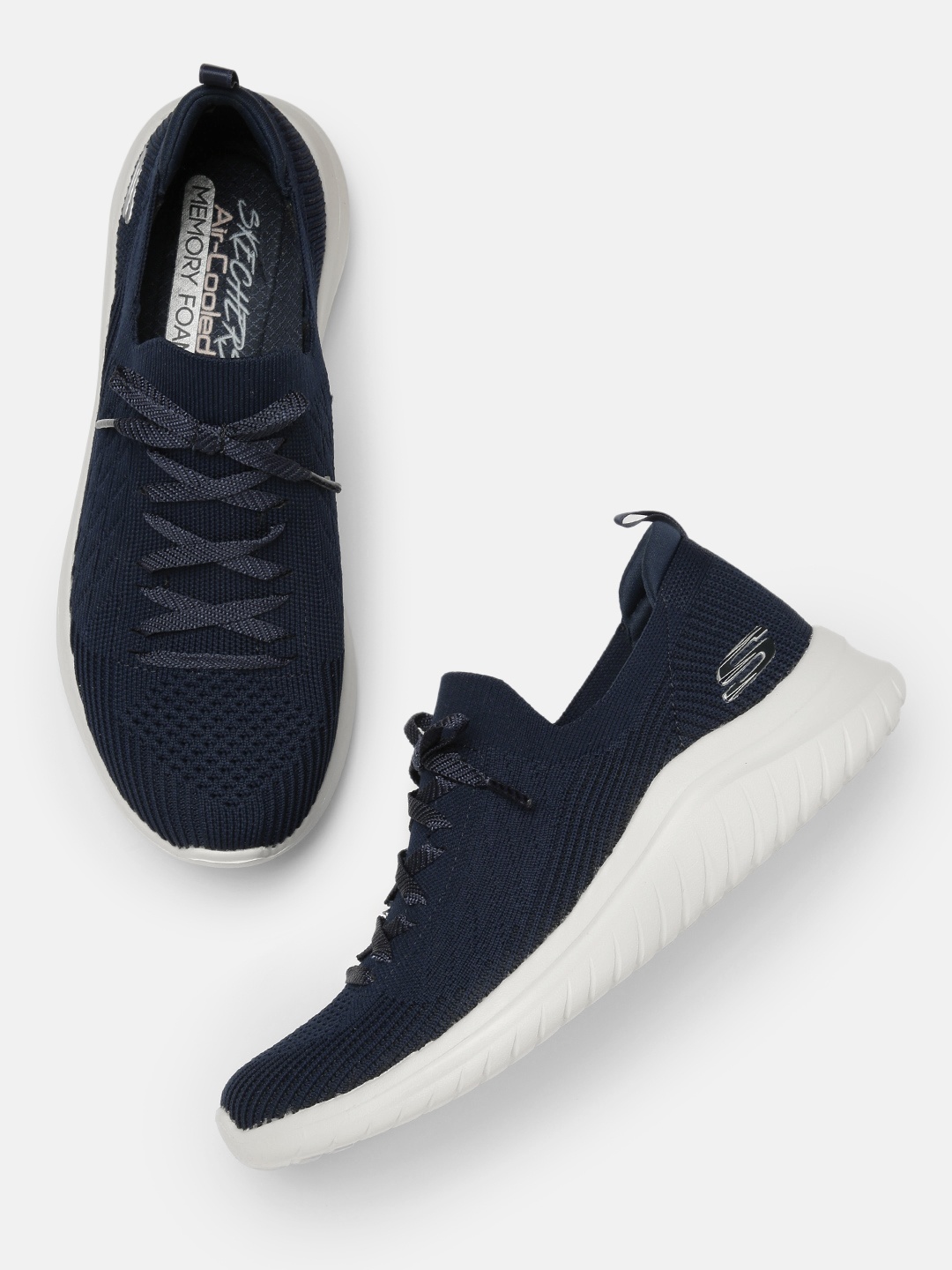 

Skechers Women Navy Blue Ultra Flex 2.0 Sneakers