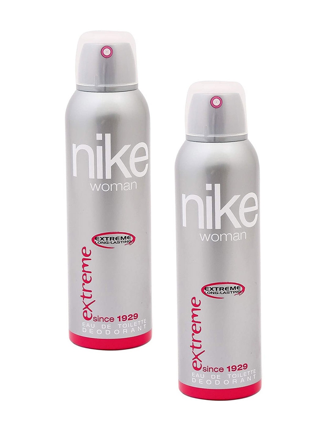 

Nike Pack Of 2 Extreme Woman Deodorants 400ml, Silver