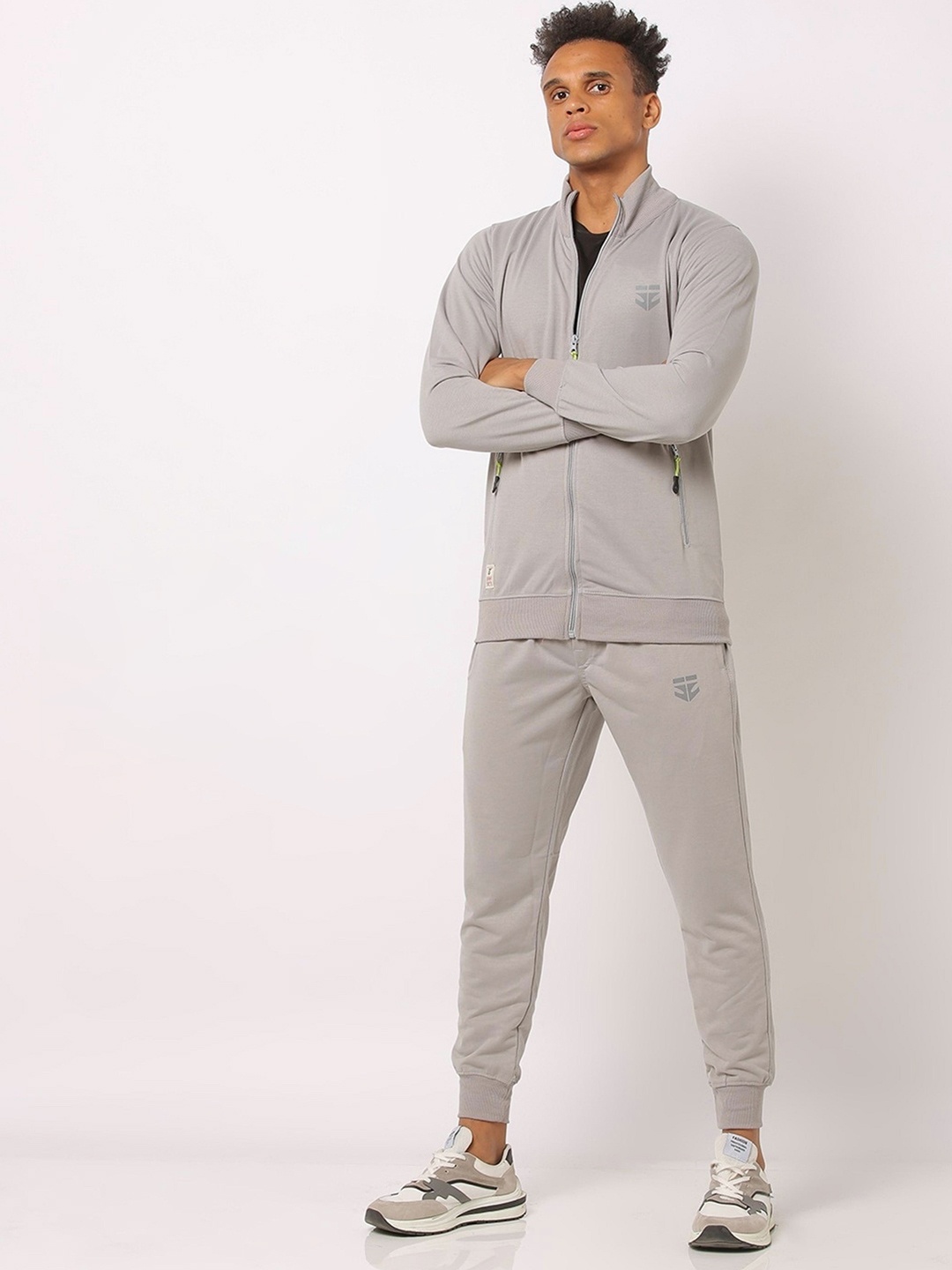 

Sports52 wear Men Solid Tracksuit, Grey