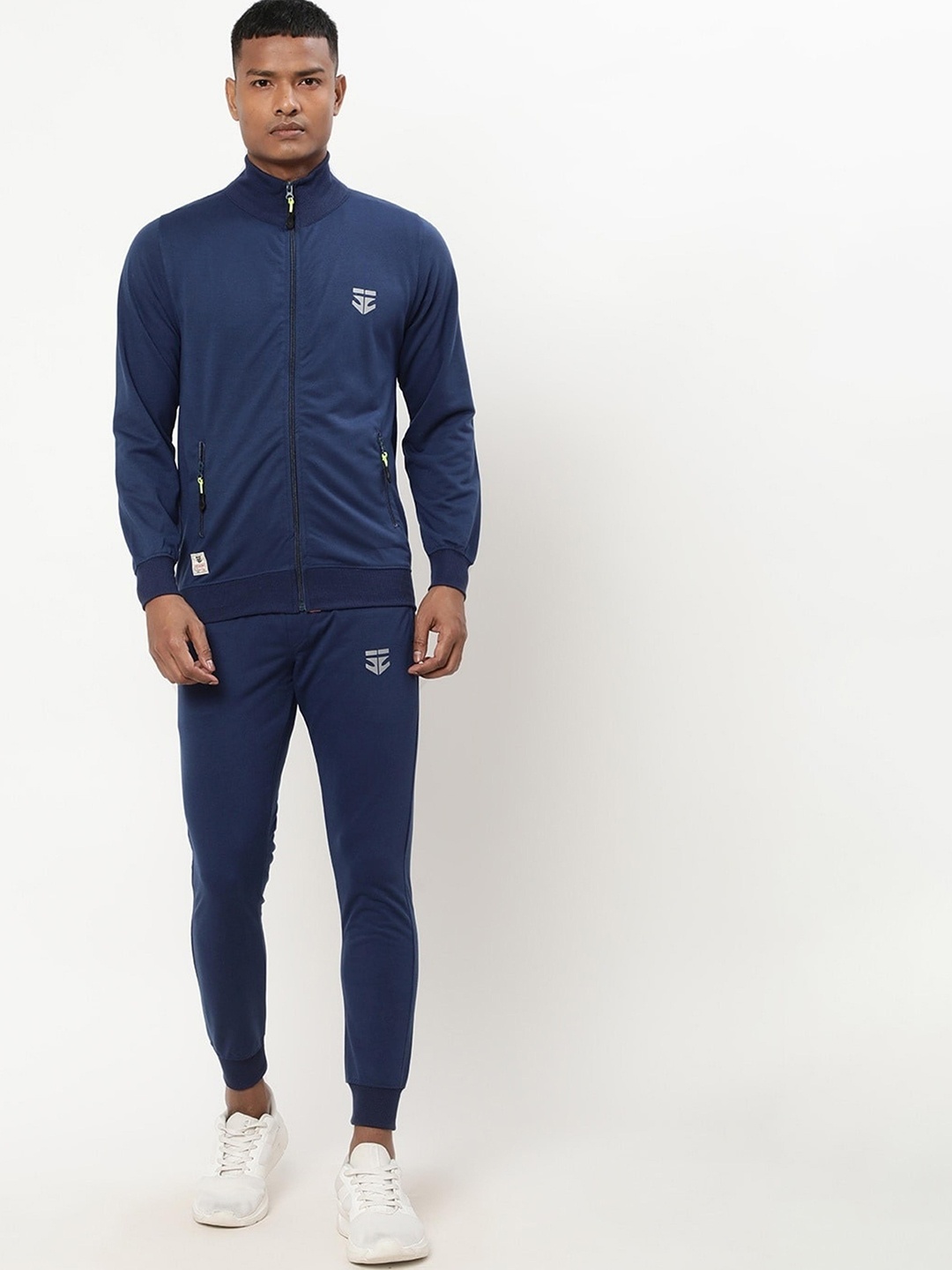 

Sports52 wear Men Solid Cotton Tracksuit, Blue
