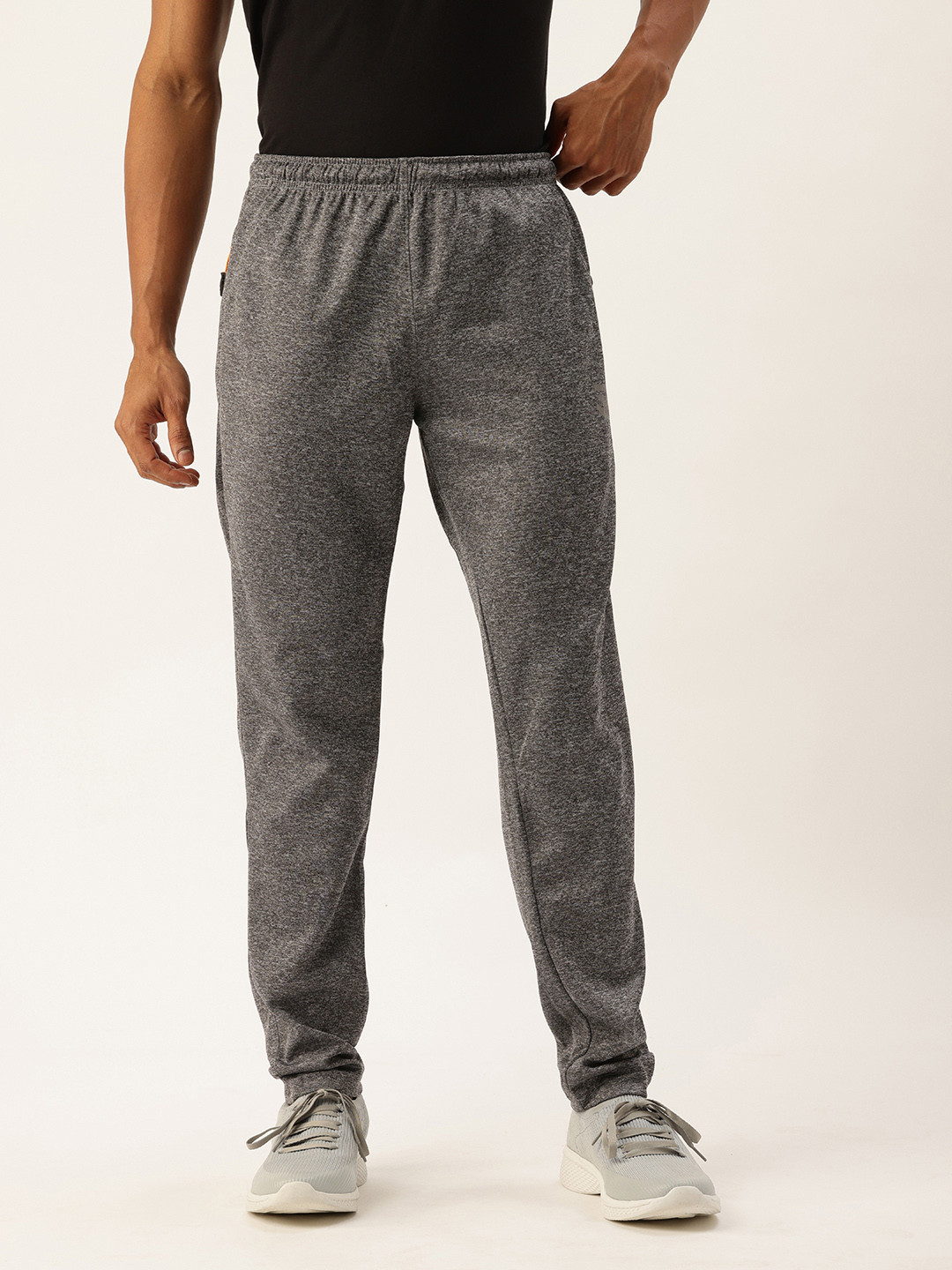 

Sports52 wear Men Slim Fit Rapid-Dry Outdoor Sports Track Pants, Grey melange