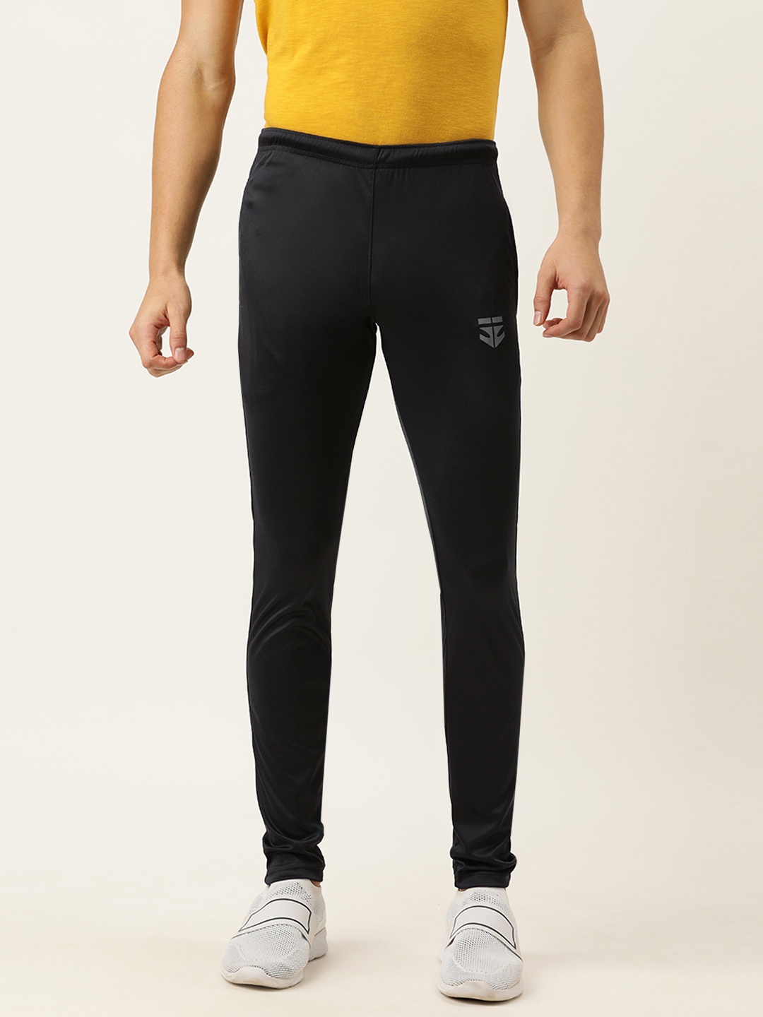 

Sports52 wear Men Black Solid Slim Fit Track Pants
