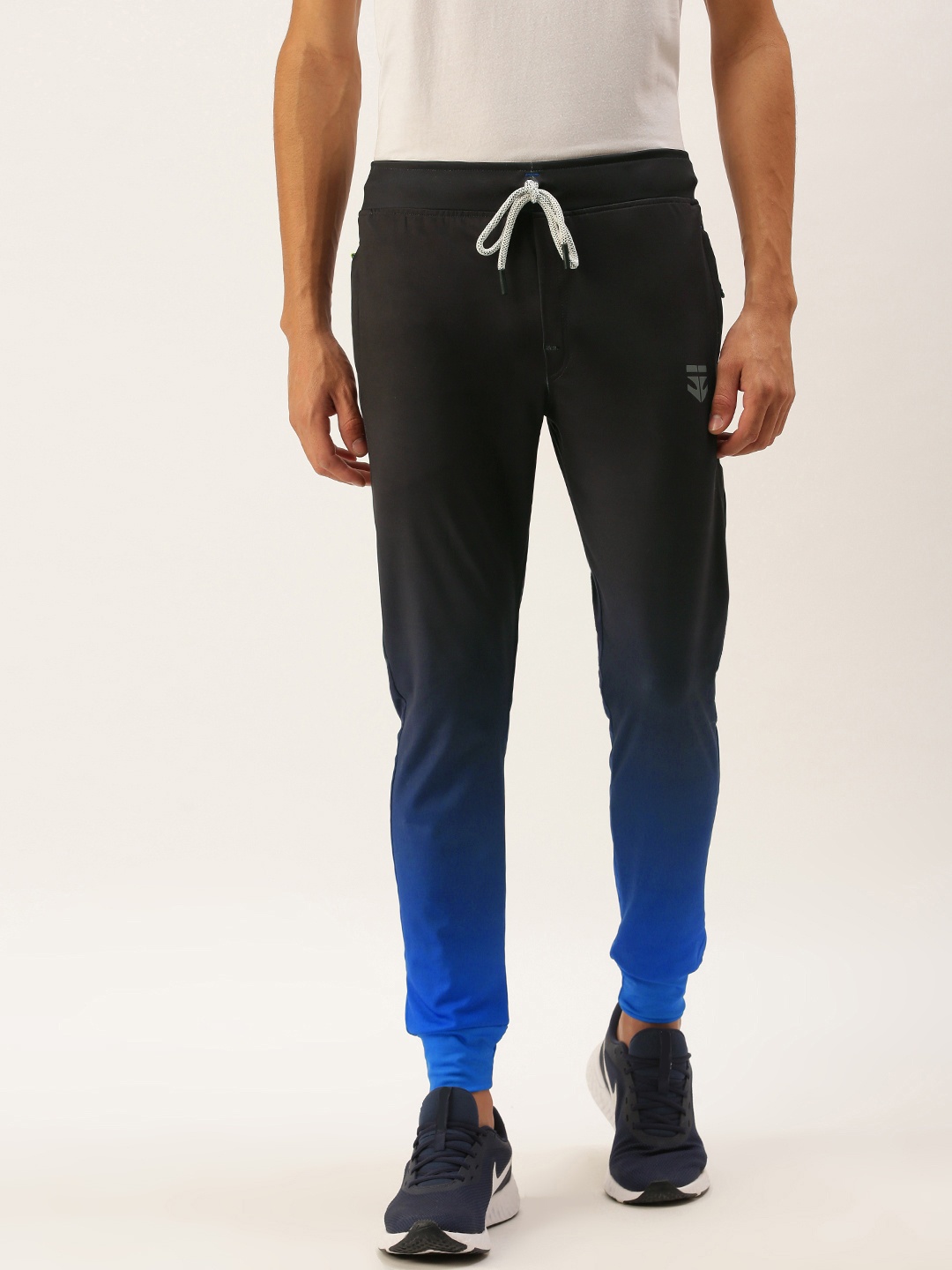 

Sports52 wear Men Blue Tie And Dye Slim Fit Joggers