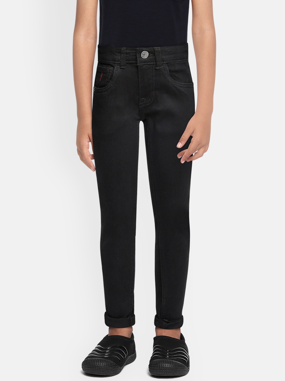 

Indian Terrain Boys Black Stretchable Jeans