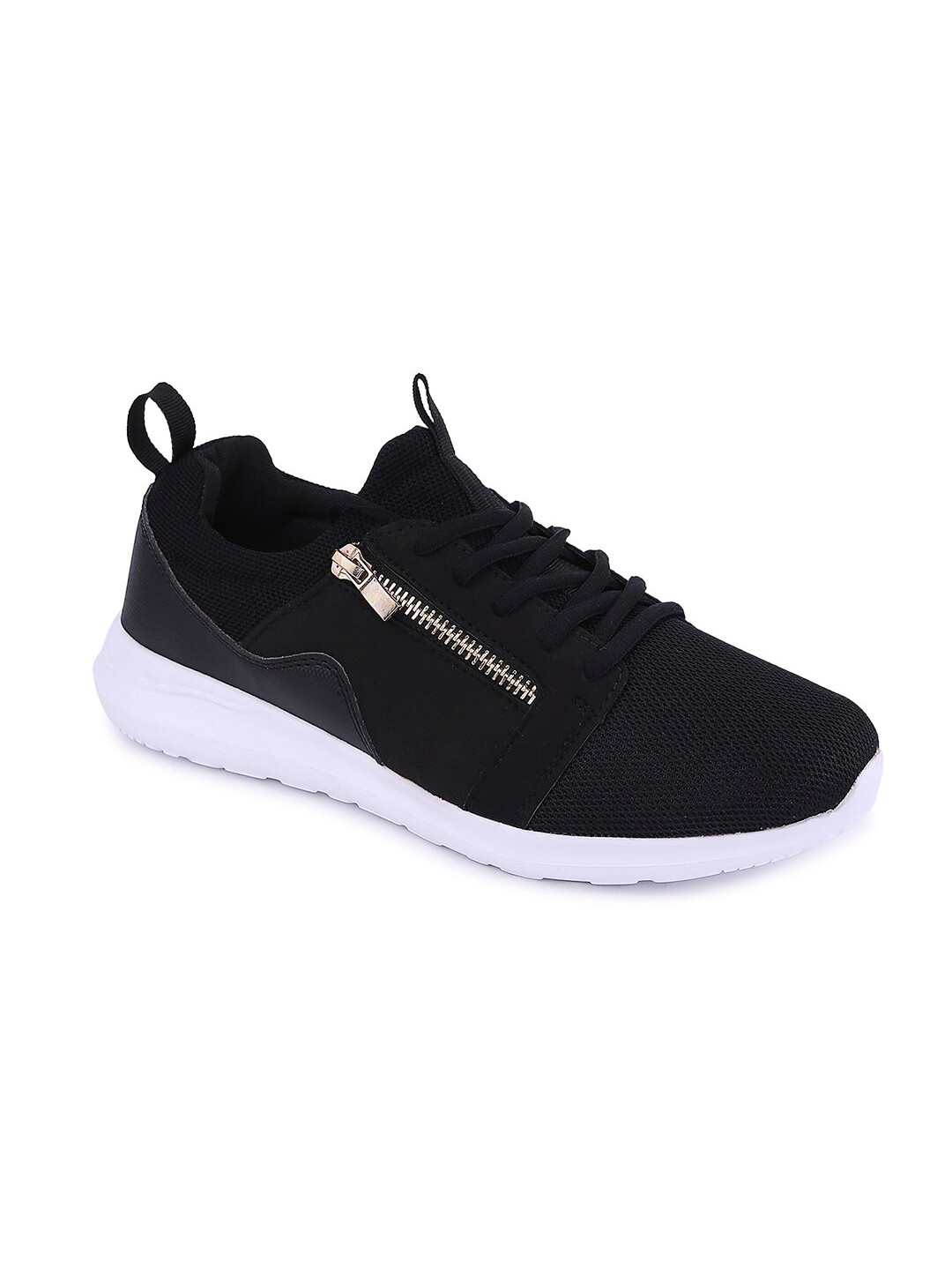 

Forever Glam by Pantaloons Women Black Textile Walking Shoes