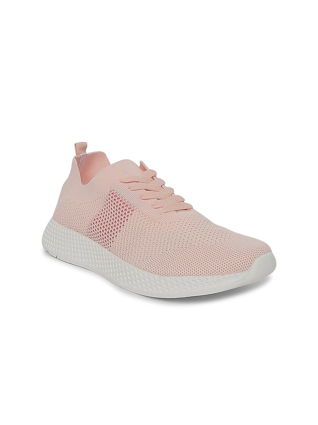 

Forever Glam by Pantaloons Women Peach-Coloured Textile Walking Shoes