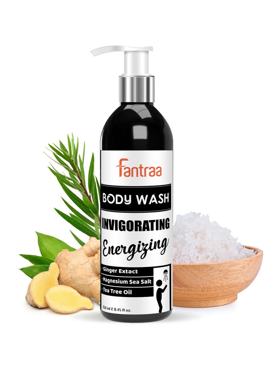 

Fantraa Ginger Body Wash - 250ml, White