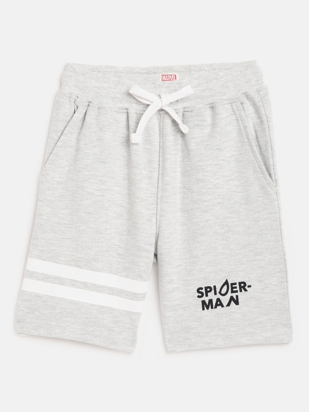 

Disney By Miss and Chief Boys Grey Solid Regular Shorts
