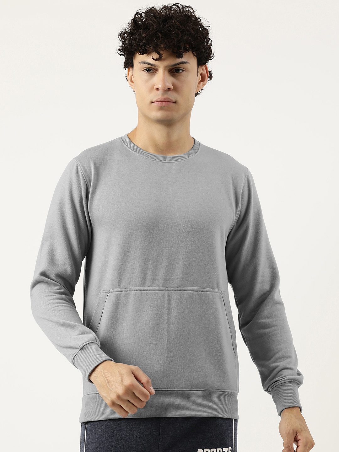 

Sports52 wear Men Sweatshirt, Grey melange