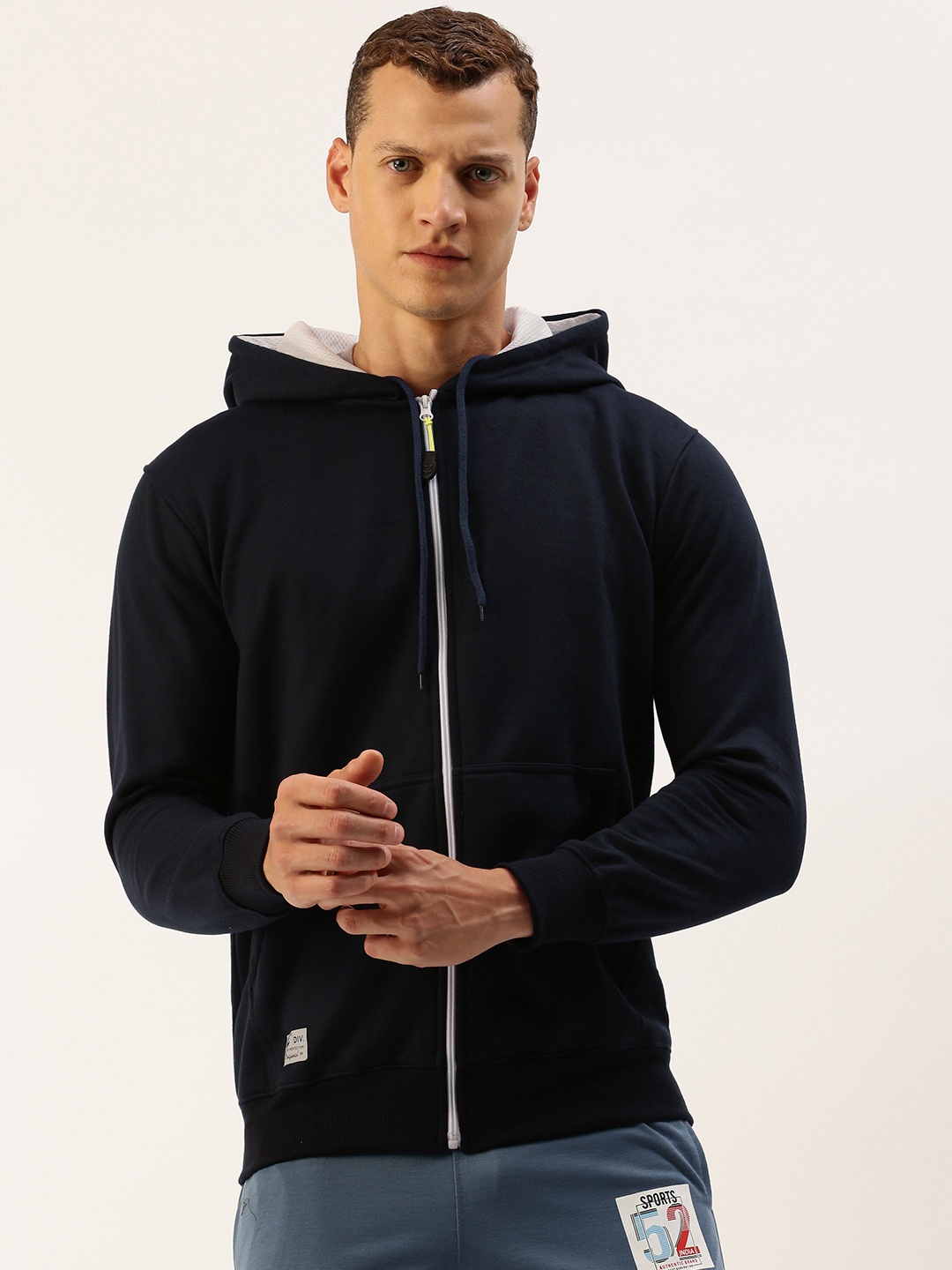 

Sports52 wear Hooded Cotton Sweatshirt, Navy blue