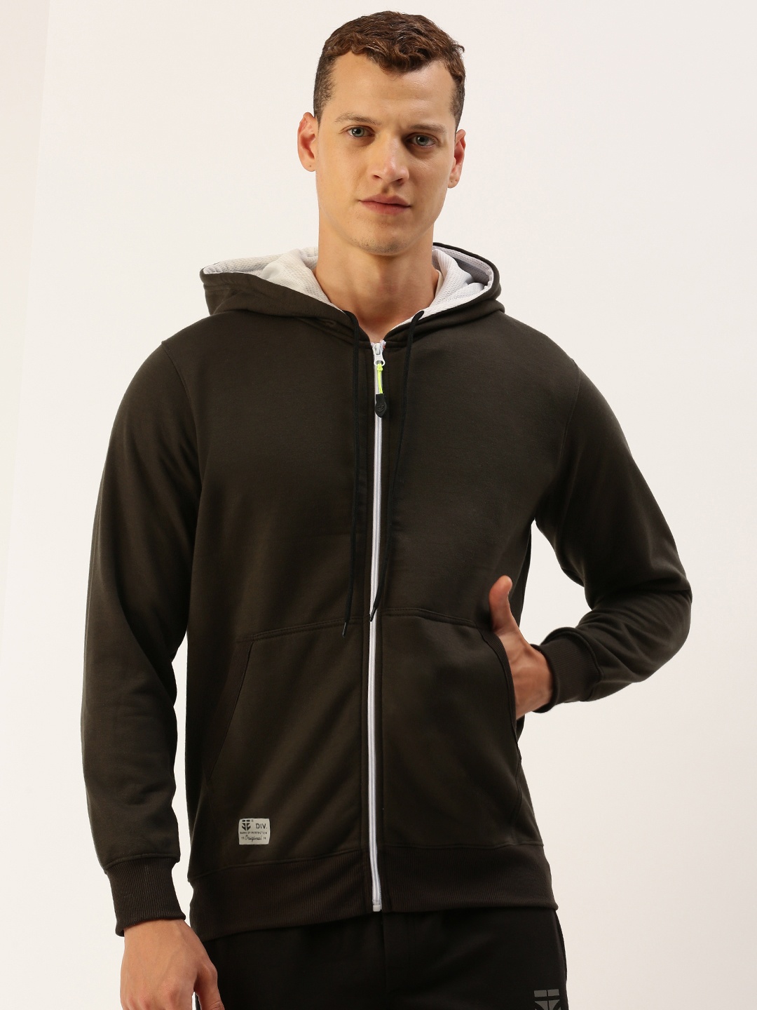 

Sports52 wear Solid Hooded Sweatshirt, Olive