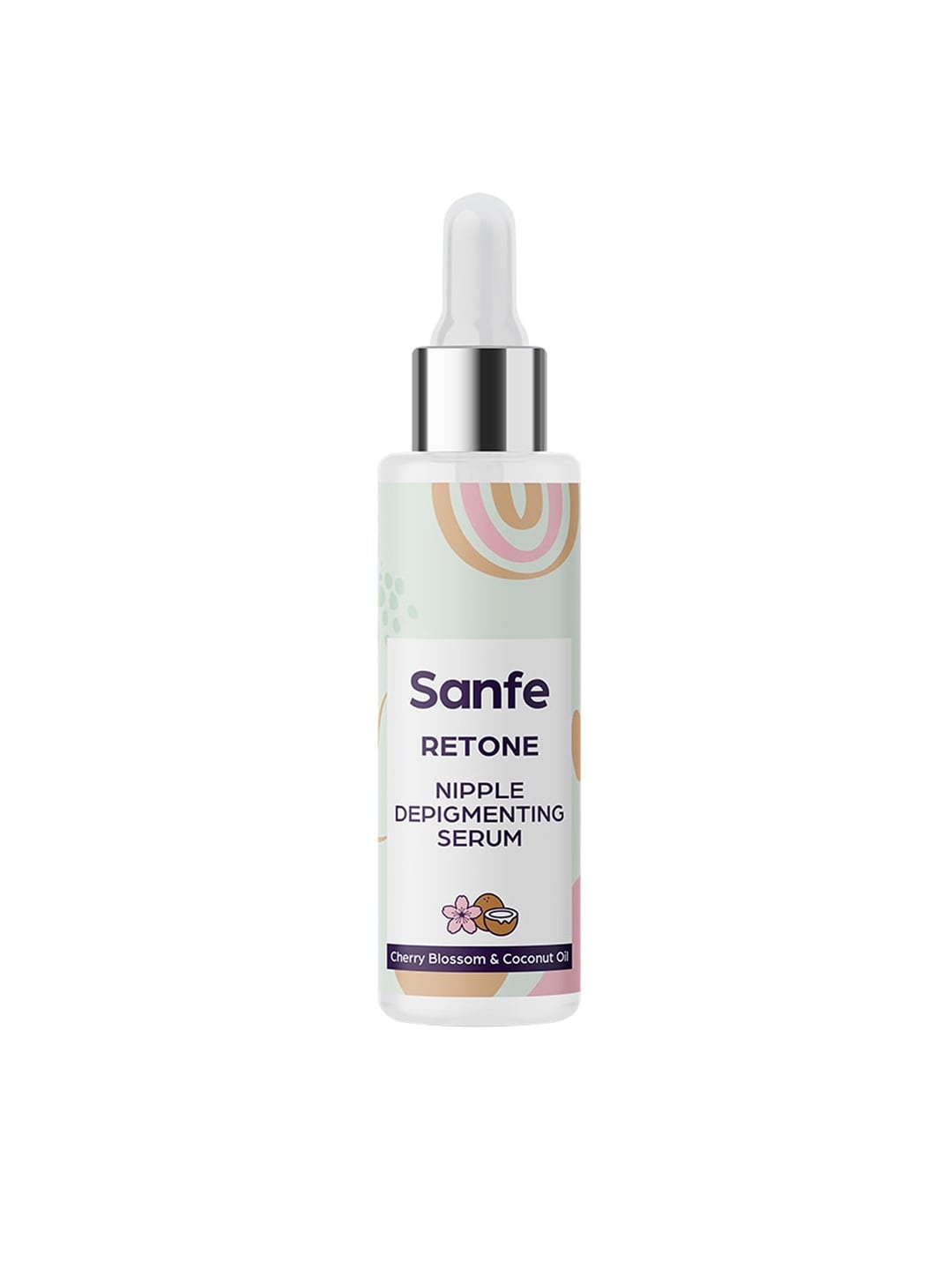 

Sanfe Retone Nipple Depigmenting Serum Infused with Cherry Blossom & Coconut Oil 50 ml, Coral