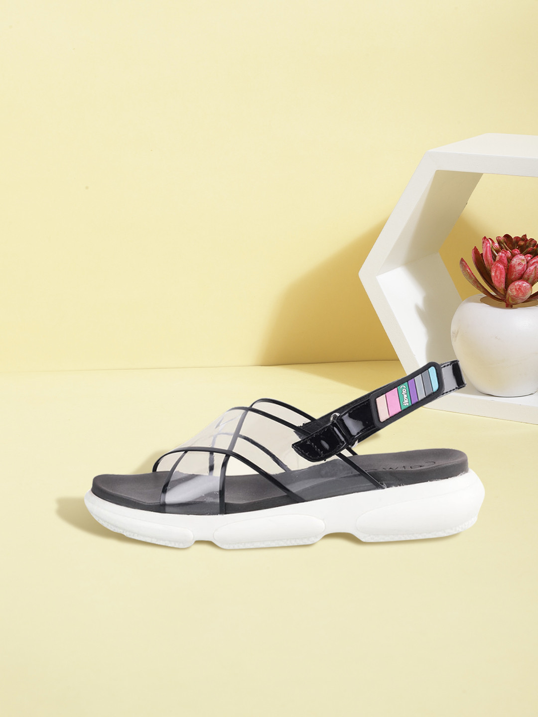 

Catwalk Women Black Solid Sandals