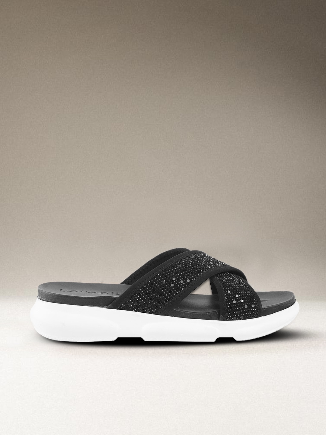 

Catwalk Women Black Woven Design Sandals