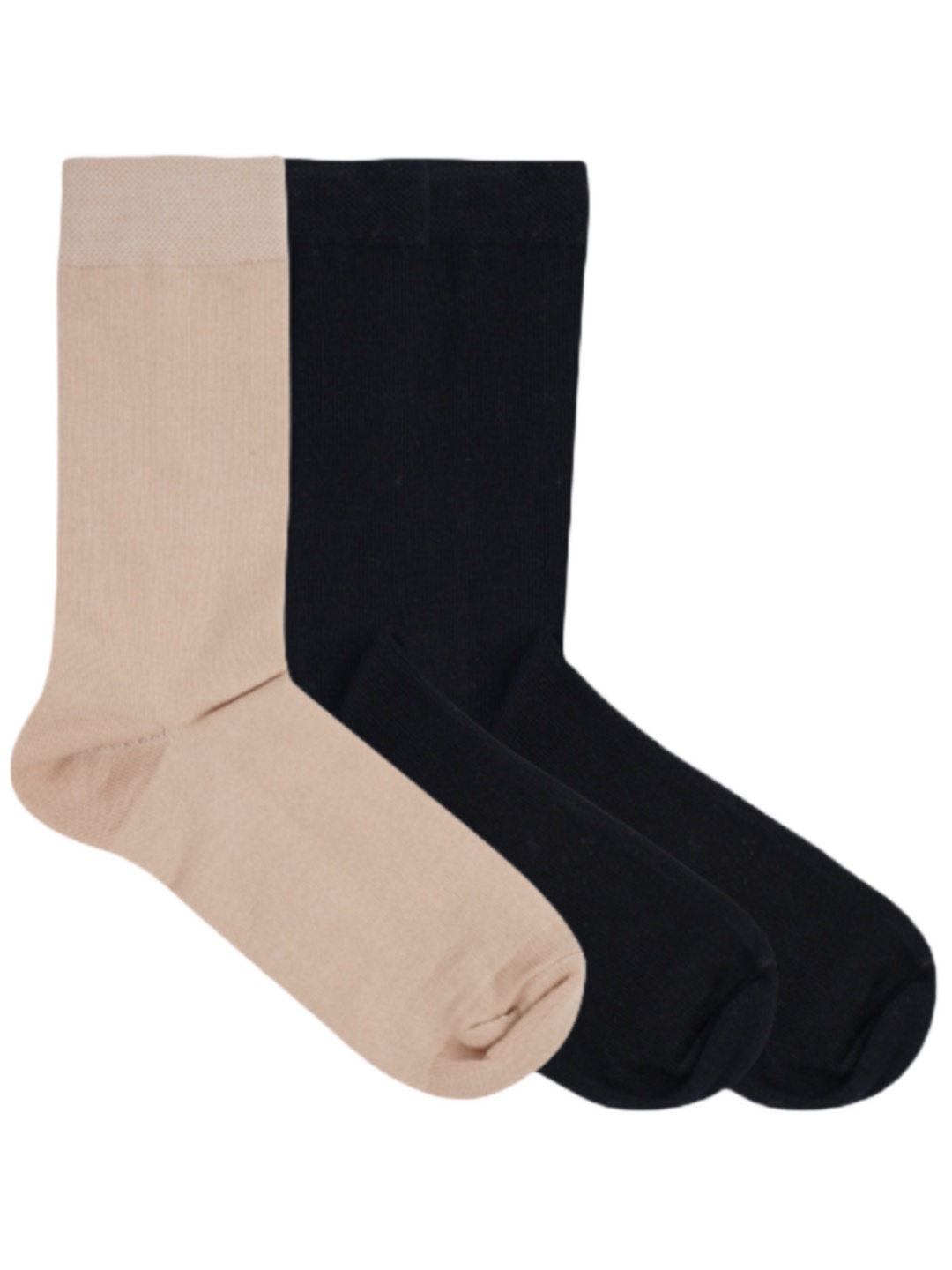 

N2S NEXT2SKIN Women Pack Of 3 Cotton Calf-Length Socks, Black