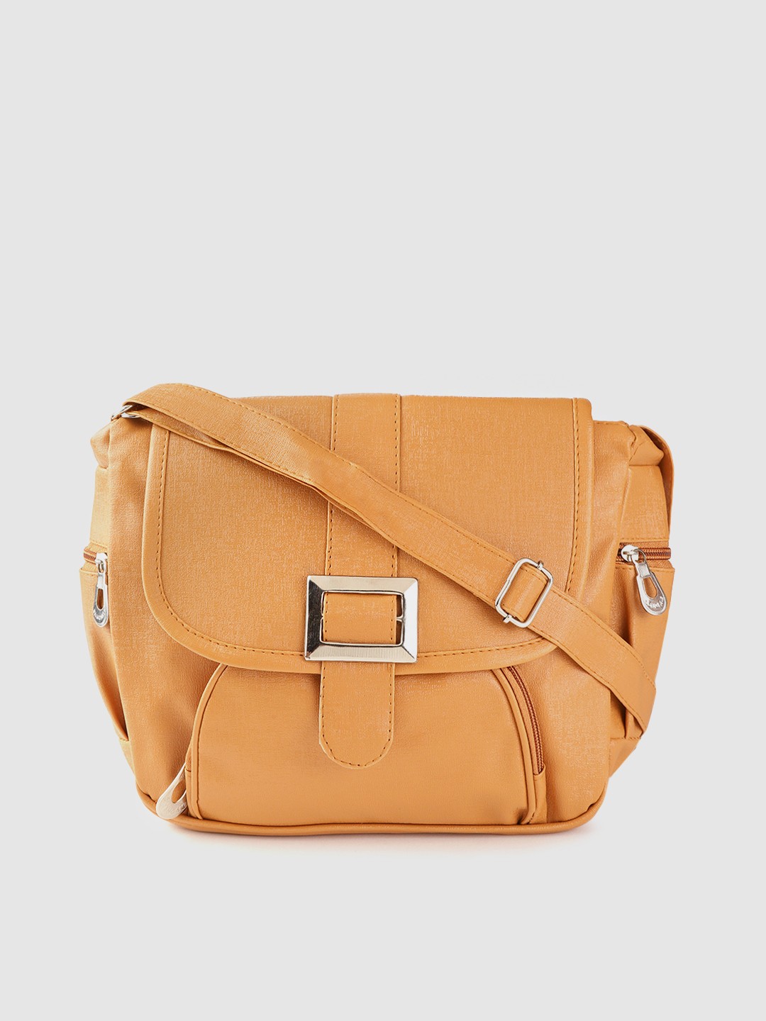 

Leather Retail Beige Structured Sling Bag