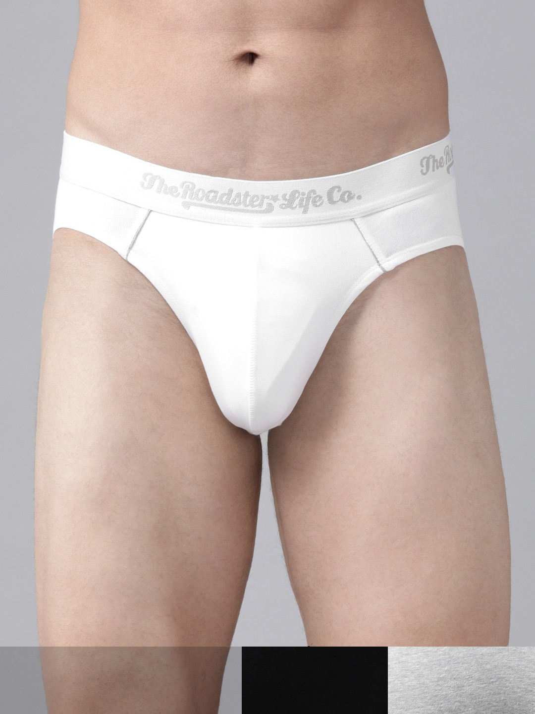 

Roadster Men Pack of 3 Solid Hipster Briefs RDST-BRF3-3PP-AM-New25, Black