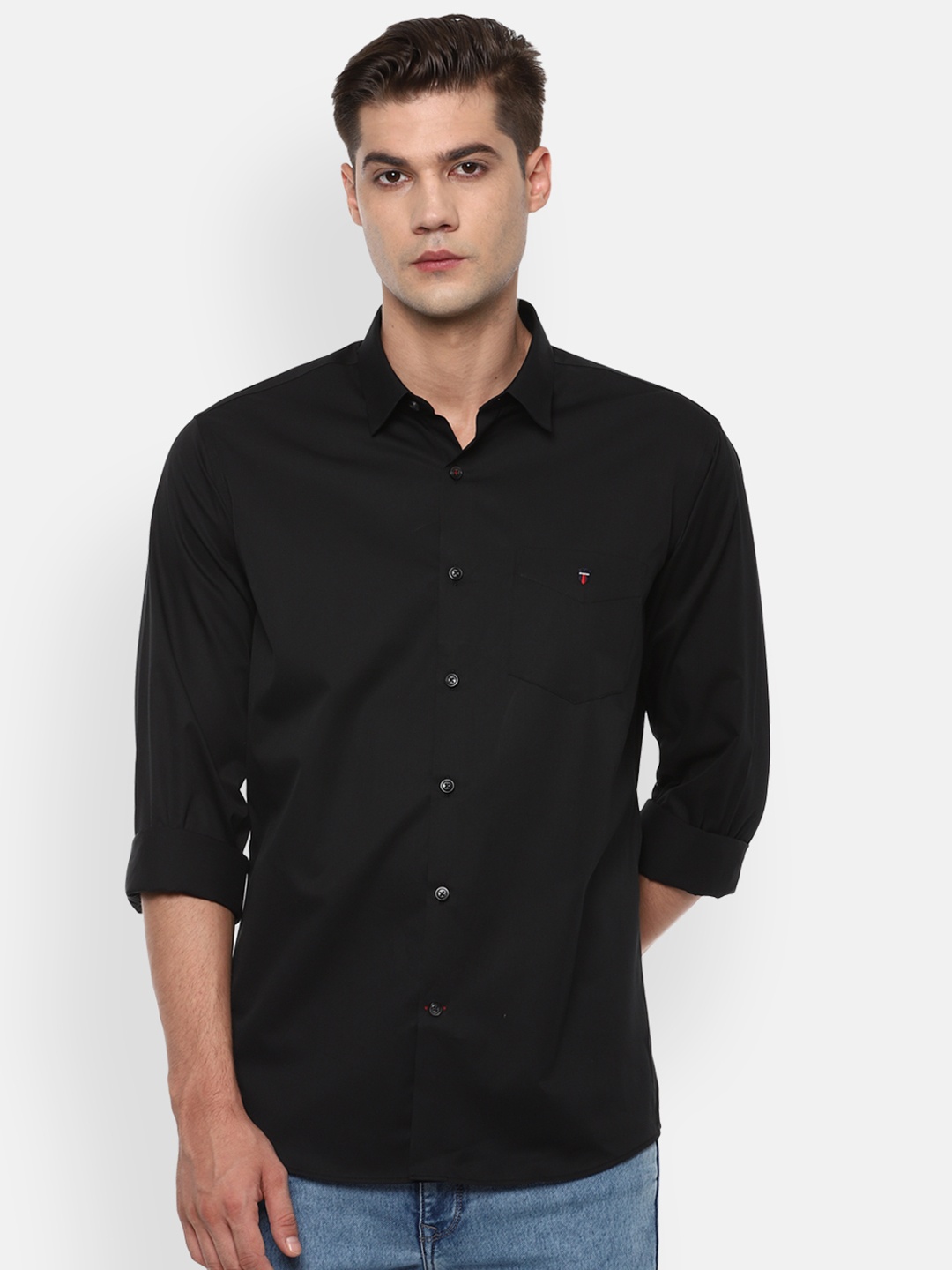 

Louis Philippe Sport Men Black Slim Fit Casual Shirt