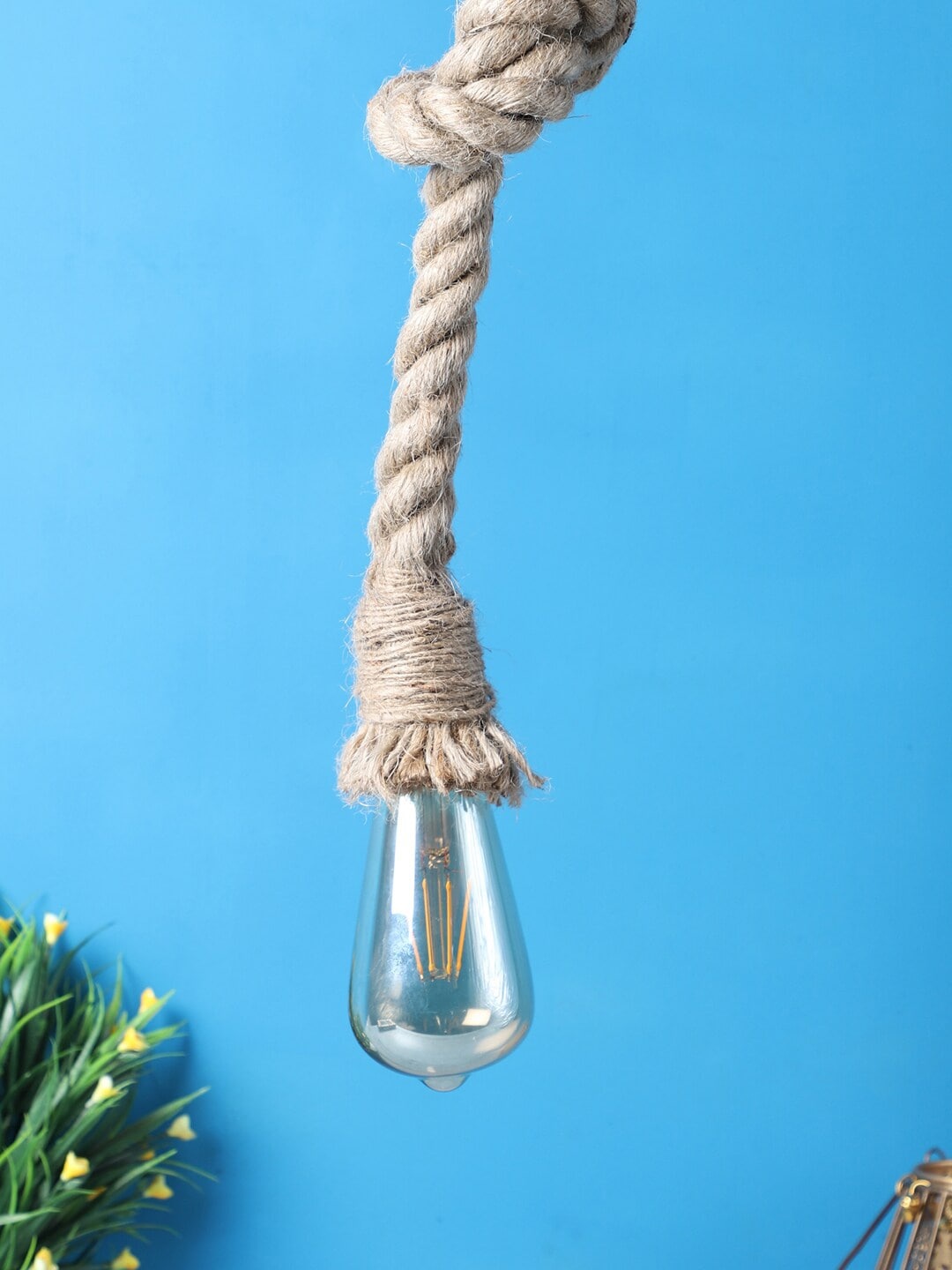 

EXIM DECOR Beige Solid Contemporary Rope Light