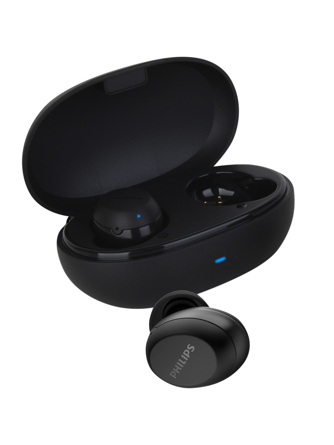

Philips Back True Wireless Headphones with IPX5 and 6+12 Hours Play Time TAT1235BK/97, Black