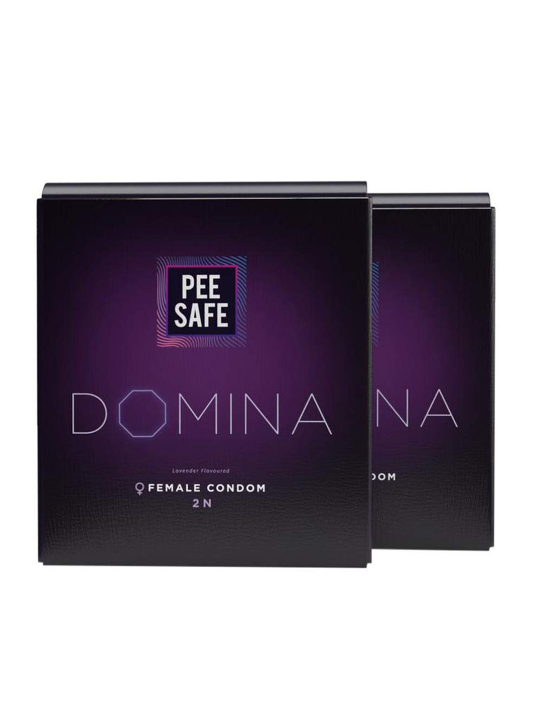 

PEESAFE Pack of 2 Domina Female Condoms, Violet