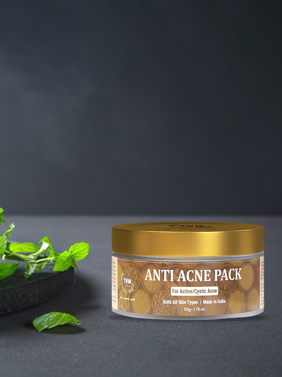 

TNW The Natural Wash Anti Acne Face Pack 50 gm, Brown