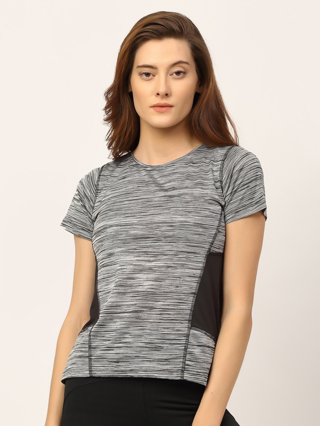 

Rigo Grey Slim Fit Active Wear T-shirt