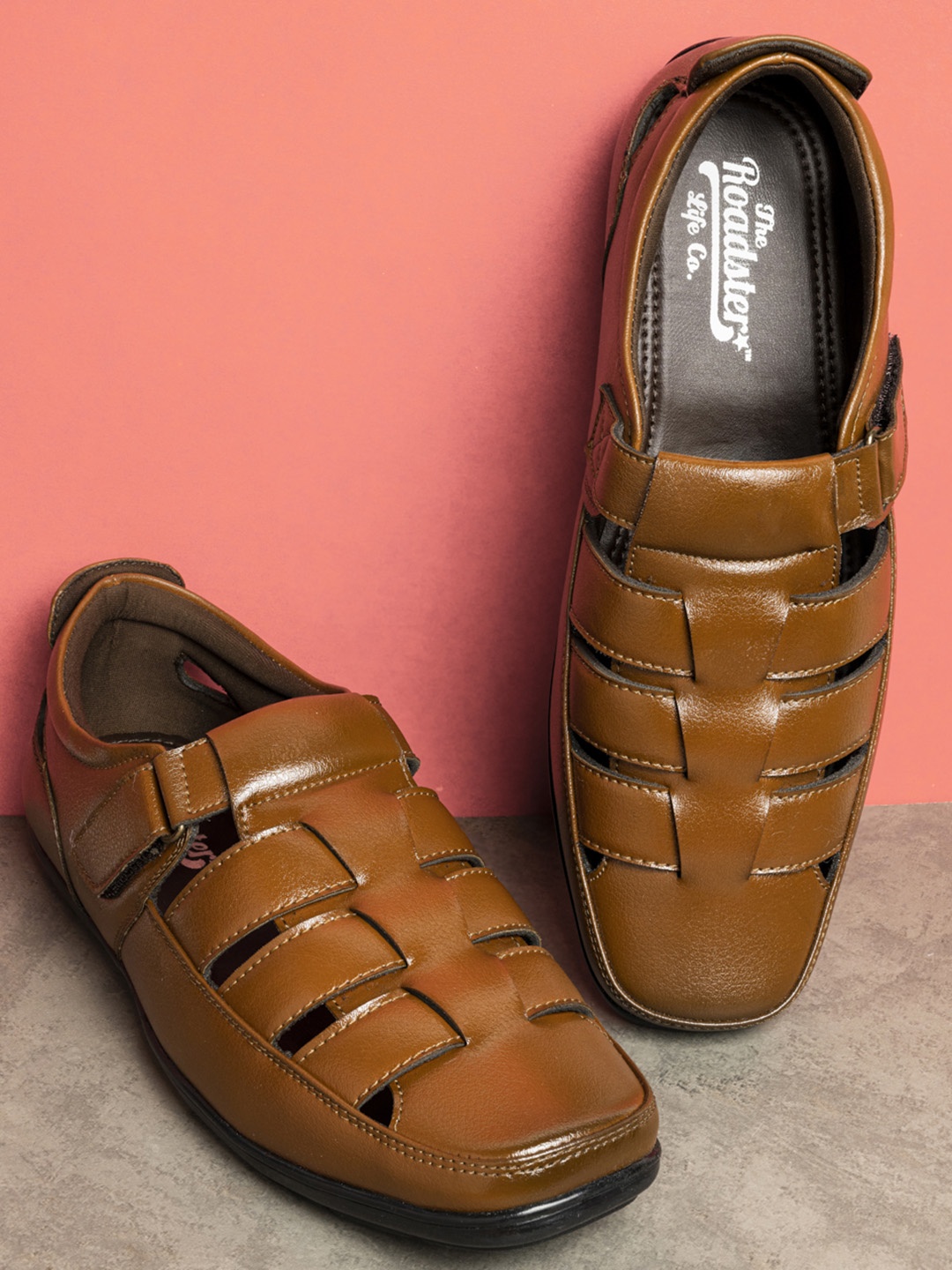 

Roadster Men Tan Shoe-Style Sandals