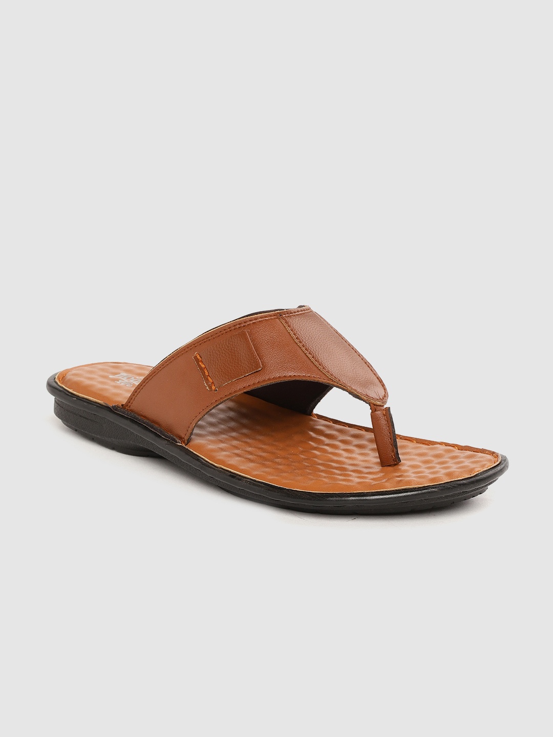 

Roadster Men Tan Brown Solid Comfort Sandals
