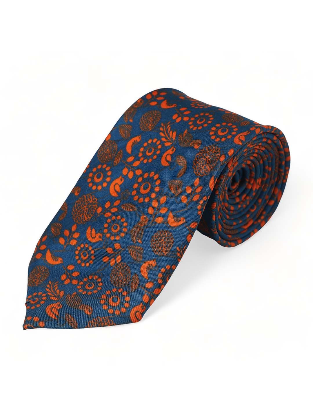 

CHOKORE Men Blue & Red Printed Broad Tie